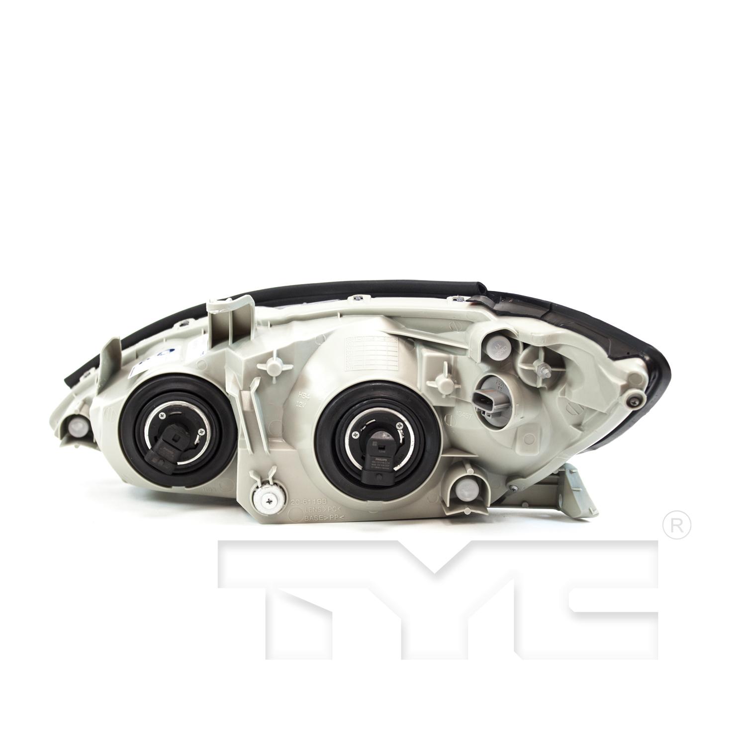TYC 206119009 Headlight Assembly product image 2 of 6
