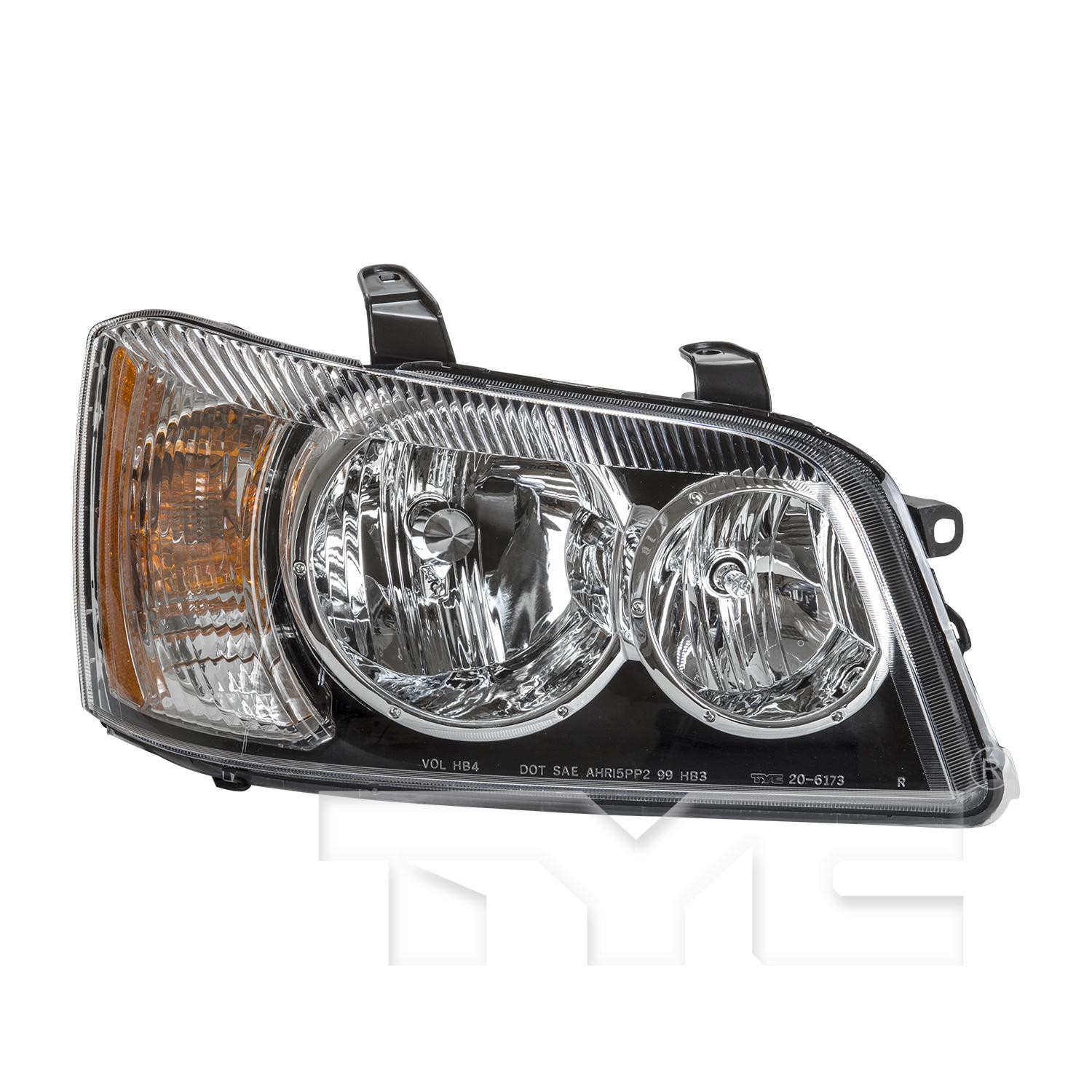 TYC 20617300 Headlight Assembly product image 1 of 6