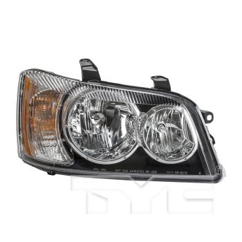 2003 Toyota Highlander Headlight Assembly Right TYC 20617300 image 4 of 4
