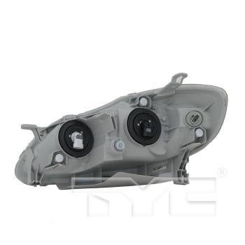 2005 Toyota Corolla Headlight Assembly Right TYC 20623570 image 4 of 4