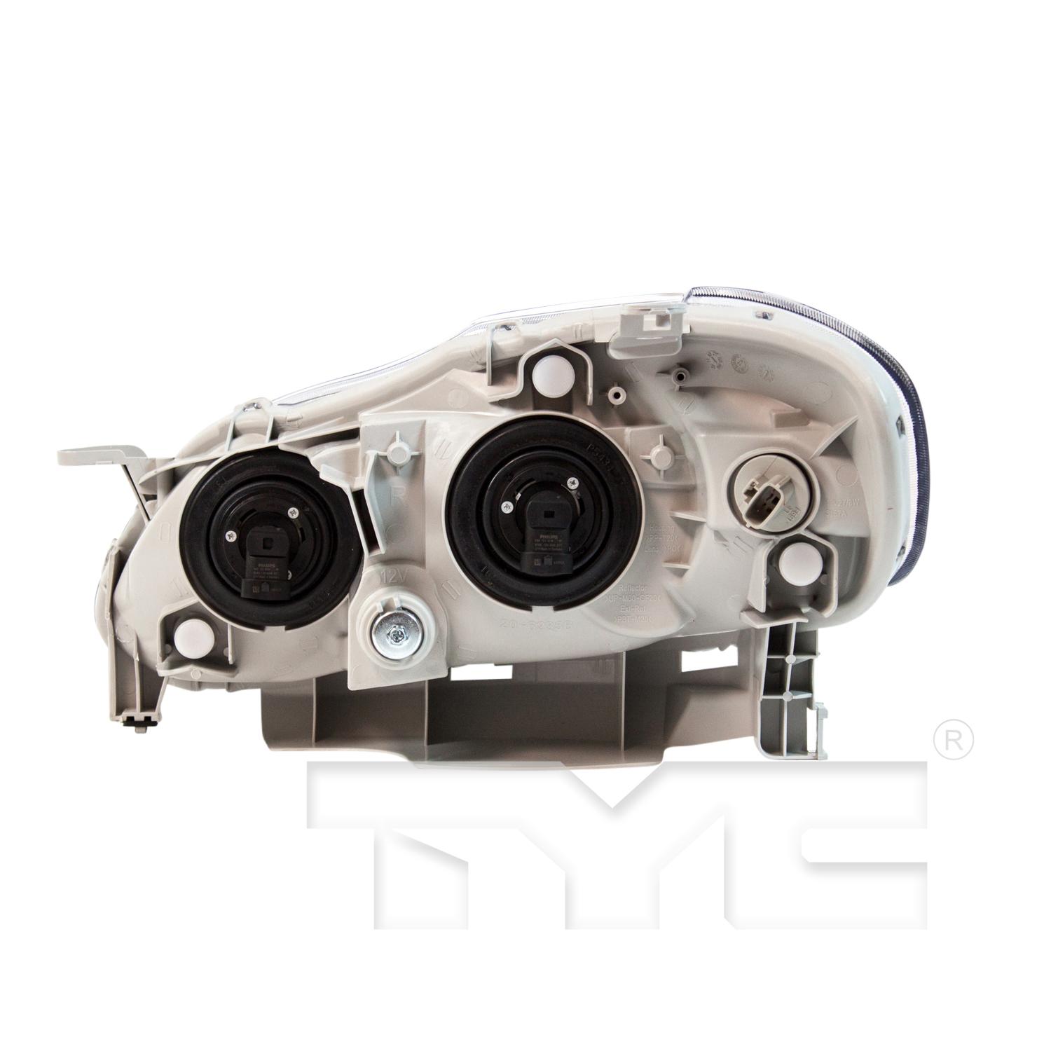 TYC 206235809 Headlight Assembly product image 2 of 6