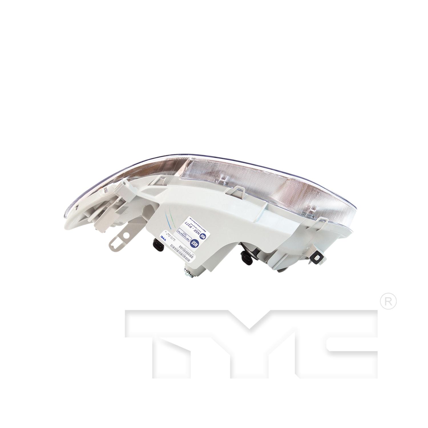 TYC 206235809 Headlight Assembly product image 6 of 6