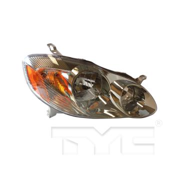 2004 Toyota Corolla Headlight Assembly Right TYC 20623590 image 1 of 4