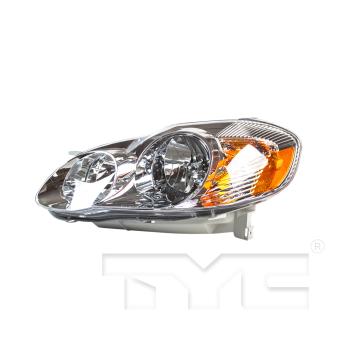2004 Toyota Corolla Headlight Assembly Left TYC 206236009 image 1 of 4