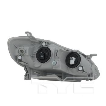 2005 Toyota Corolla Headlight Assembly Left TYC 20623670 image 4 of 4