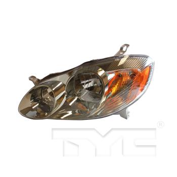2004 Toyota Corolla Headlight Assembly Left TYC 20623690 image 1 of 4