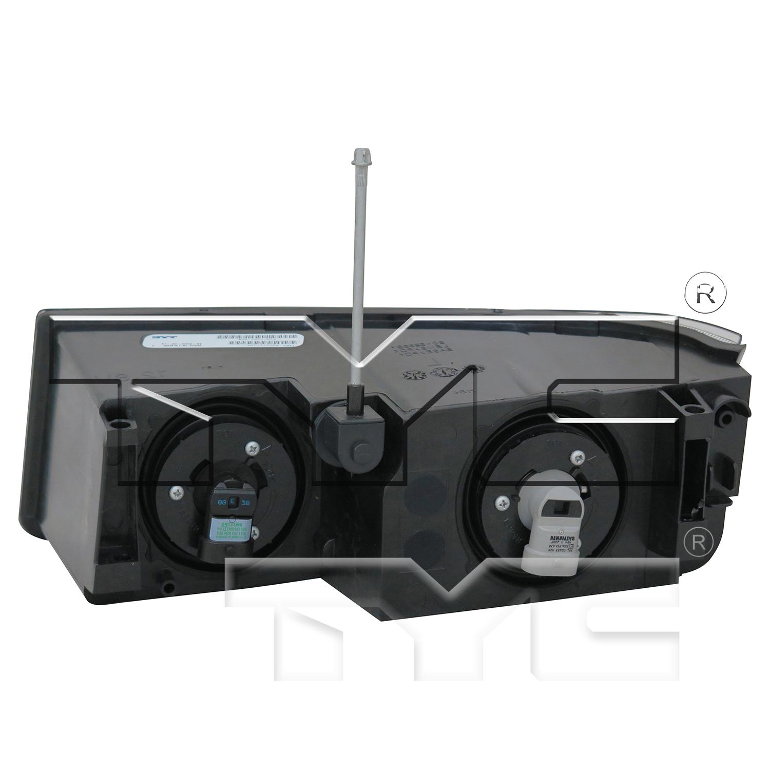 TYC 20628500 - Headlight Assembly TYC 20628500 Headlight Assembly product image 2 of 6