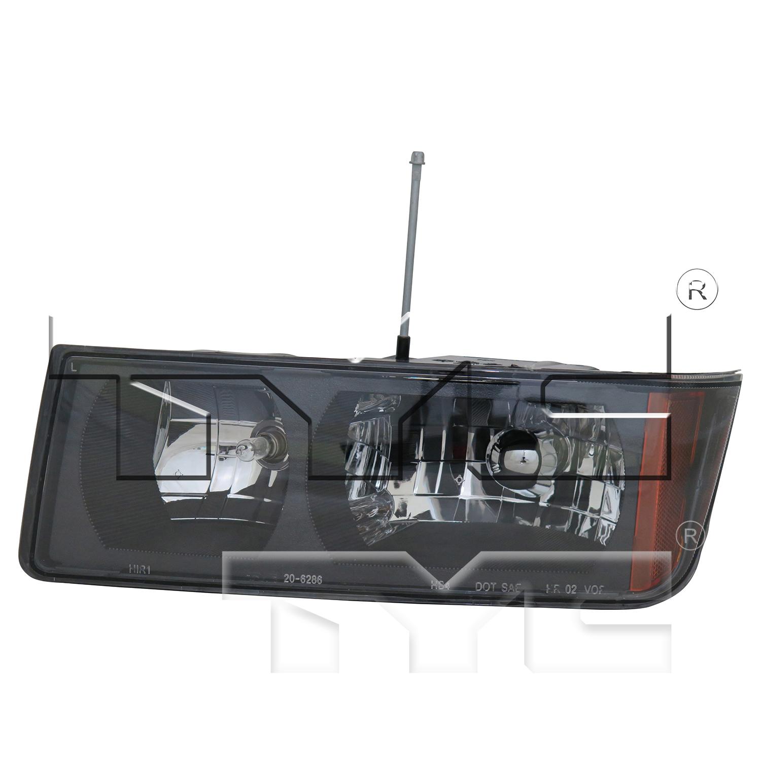 TYC 20628600 Headlight Assembly product image 1 of 6