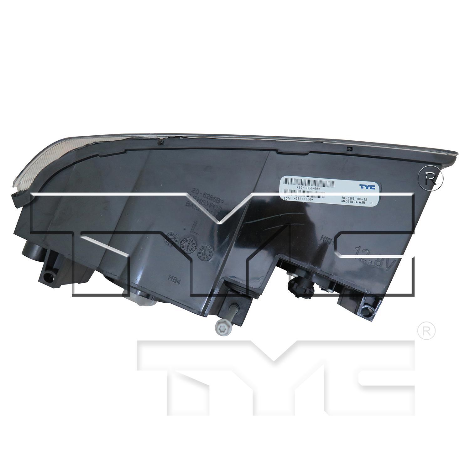 TYC 20628600 Headlight Assembly product image 5 of 6