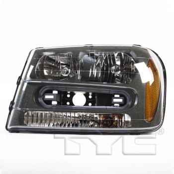 2009 Chevrolet Trailblazer Headlight Assembly Left TYC 206288009 image 3 of 3