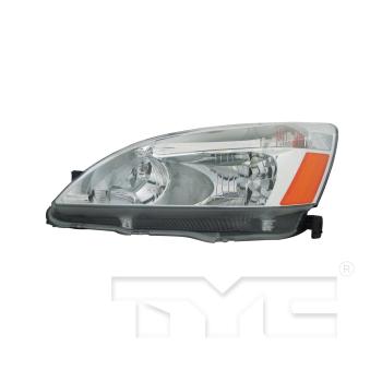 2007 Honda Accord Headlight Assembly Left TYC 20636200 image 3 of 4