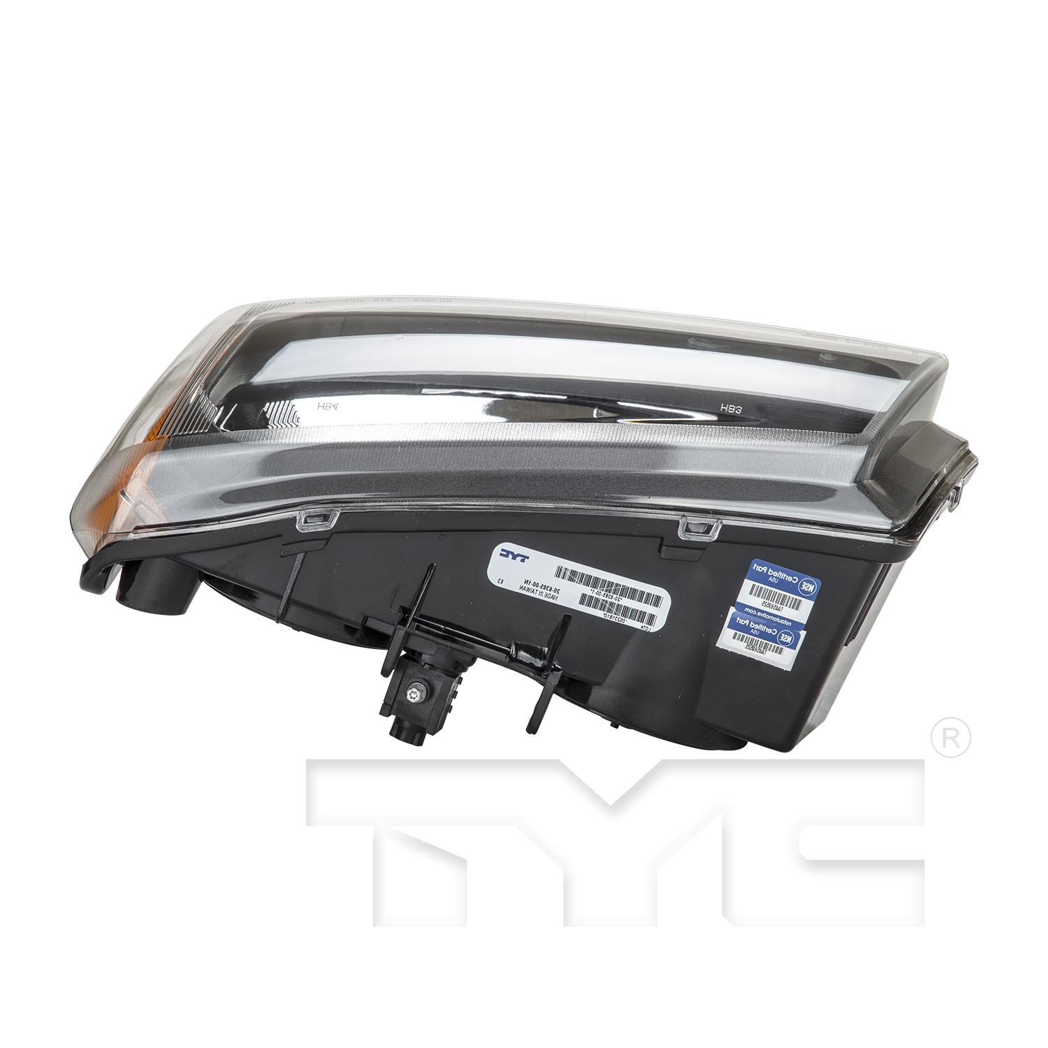 TYC 20638600 Headlight Assembly product image 5 of 6