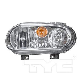 2003 Volkswagen Golf Headlight Assembly Right TYC 20647370 image 1 of 4