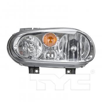 2003 Volkswagen Golf Headlight Assembly Left TYC 20647470 image 1 of 4