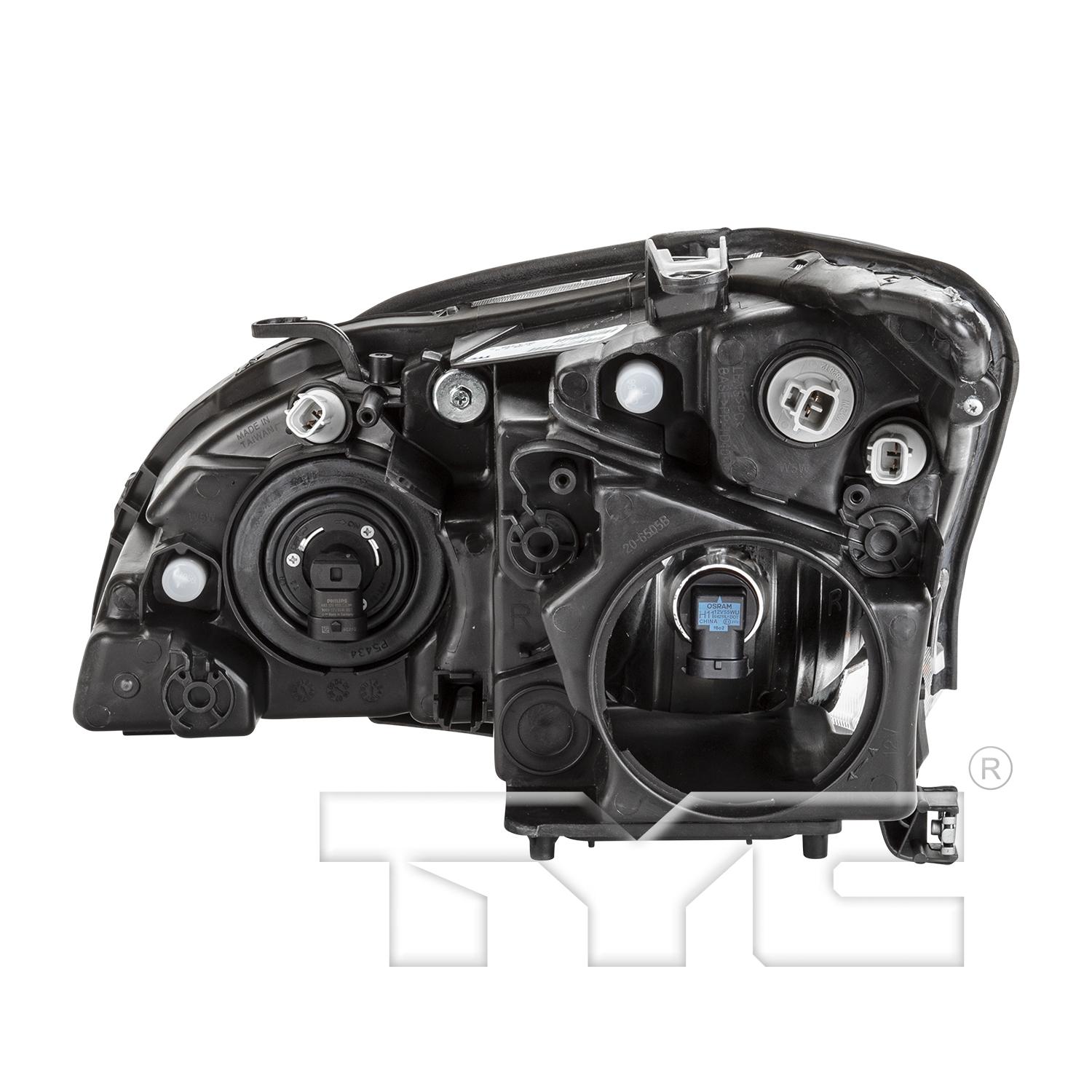 TYC 20650500 - Headlight Assembly TYC 20650500 Headlight Assembly product image 2 of 6