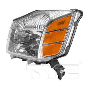 2007 Nissan Armada Headlight Assembly Left TYC 206520009 image 3 of 4