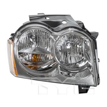 2007 Jeep Grand Cherokee Headlight Assembly Right TYC 206589009 image 1 of 4