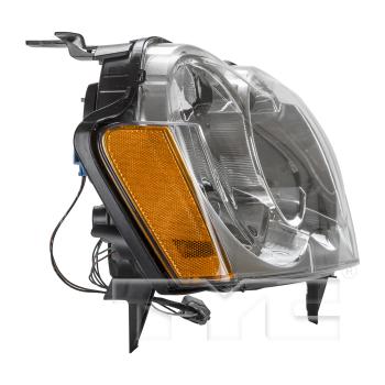 2007 Jeep Grand Cherokee Headlight Assembly Right TYC 206589009 image 3 of 4
