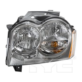 2007 Jeep Grand Cherokee Headlight Assembly Left TYC 206590009 image 1 of 4