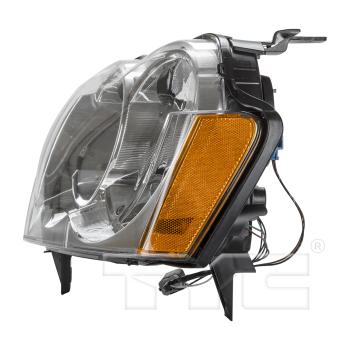 2007 Jeep Grand Cherokee Headlight Assembly Left TYC 206590009 image 3 of 4
