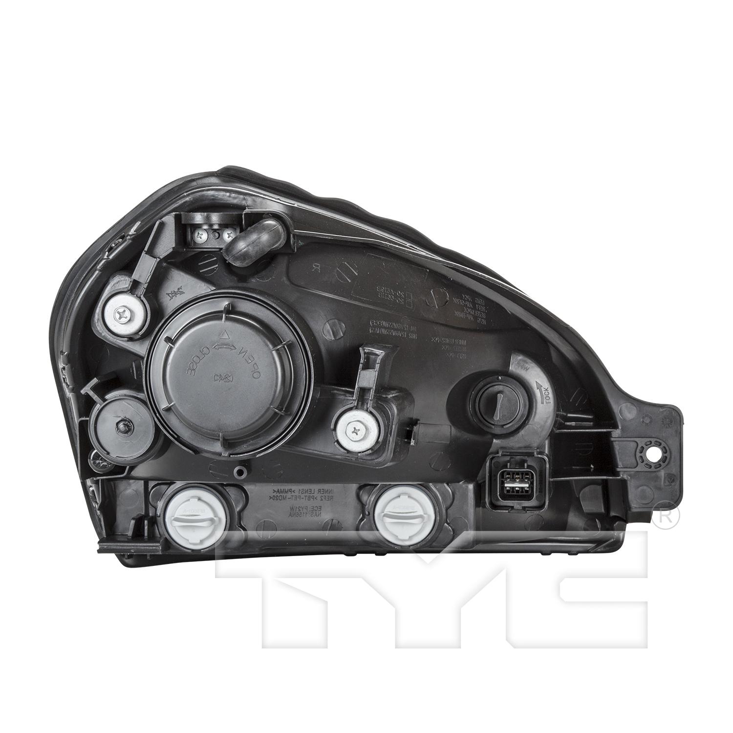TYC 20661200 - Headlight Assembly TYC 20661200 Headlight Assembly product image 2 of 6