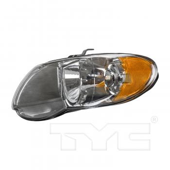 2006 Chrysler Town & Country Headlight Assembly Left TYC 20663600 image 3 of 4