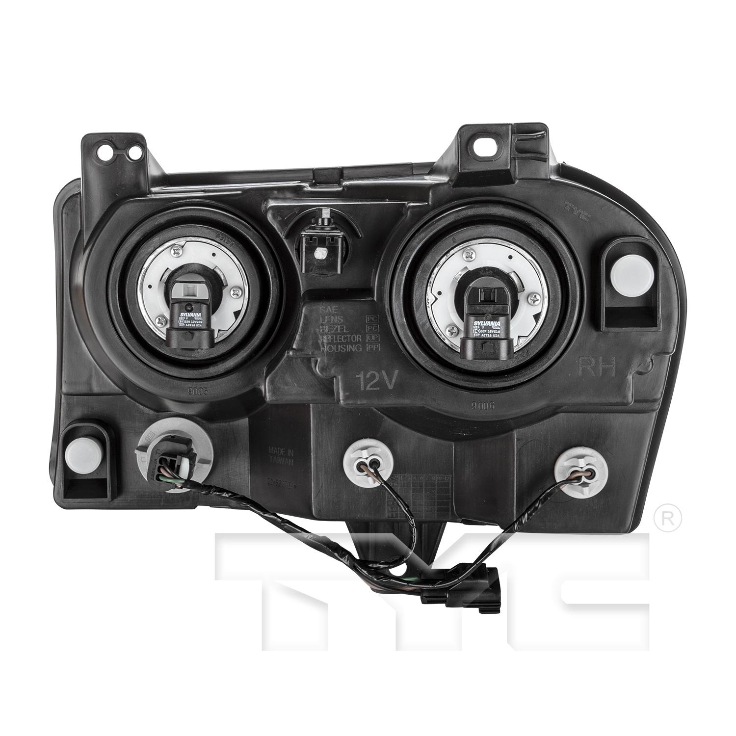 TYC 206637009 - Headlight Assembly TYC 206637009 Headlight Assembly product image 2 of 6