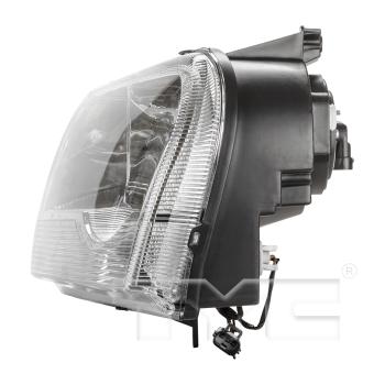 2007 Chrysler 300 Headlight Assembly Left TYC 206638009 image 3 of 4
