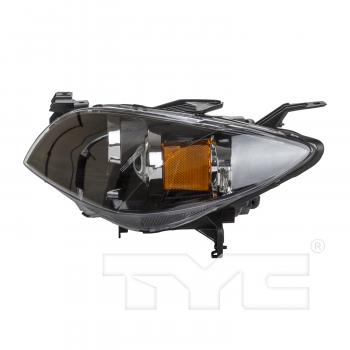 2008 Mazda 3 Headlight Assembly Left TYC 20666201 image 3 of 4