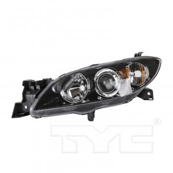 2008 Mazda 3 Headlight Assembly Left TYC 206662019 image 1 of 4