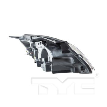 2009 Pontiac G6 Headlight Assembly Left TYC 206678009 image 4 of 4