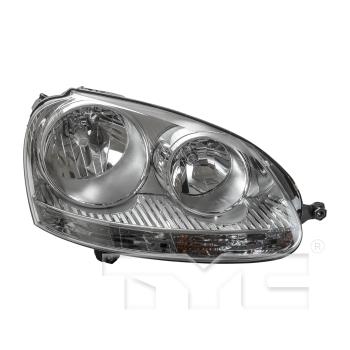 2009 Volkswagen Rabbit Headlight Assembly Right TYC 20667900 image 4 of 4