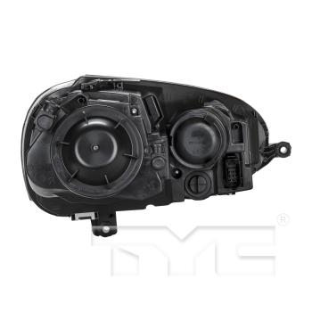 2009 Volkswagen Rabbit Headlight Assembly Left TYC 20668000 image 4 of 4