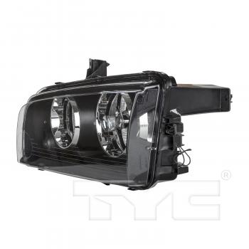 2007 Dodge Charger Headlight Assembly Left TYC 20672890 image 3 of 4