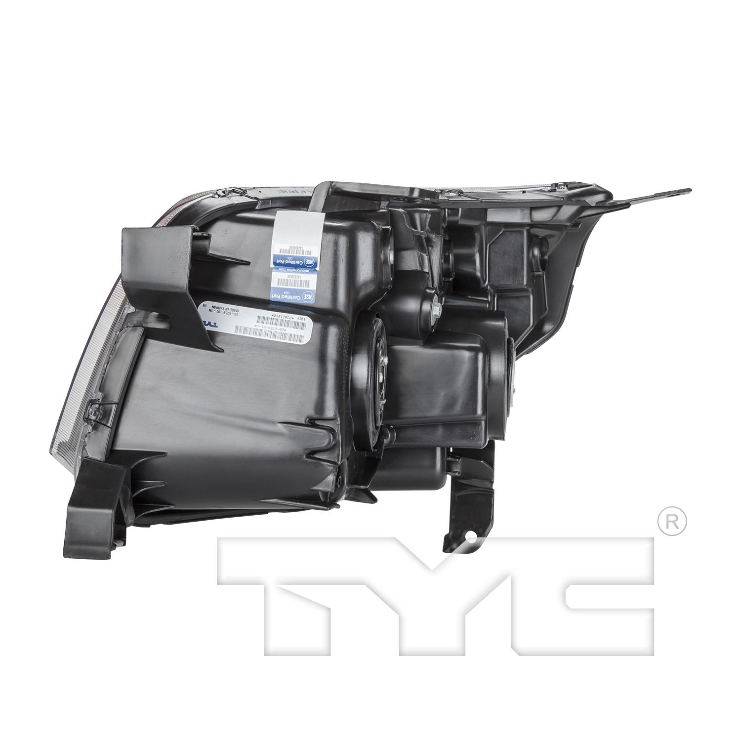 TYC 20675901 Headlight Assembly product image 7 of 12