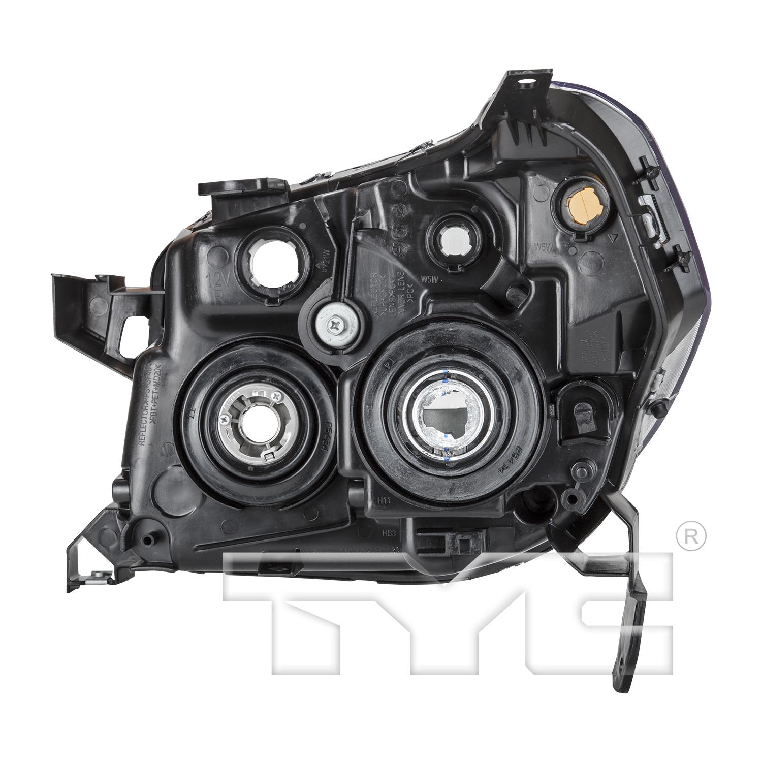 TYC 20675901 Headlight Assembly product image 11 of 12