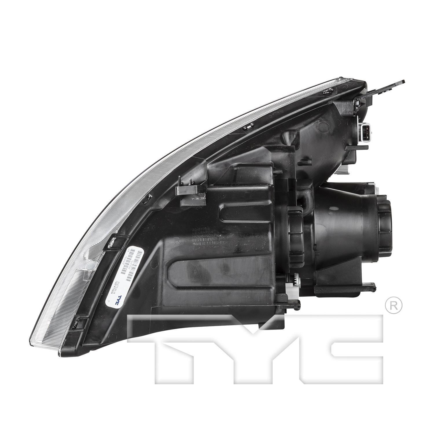 TYC 20677500 - Headlight Assembly TYC 20677500 Headlight Assembly product image 4 of 6
