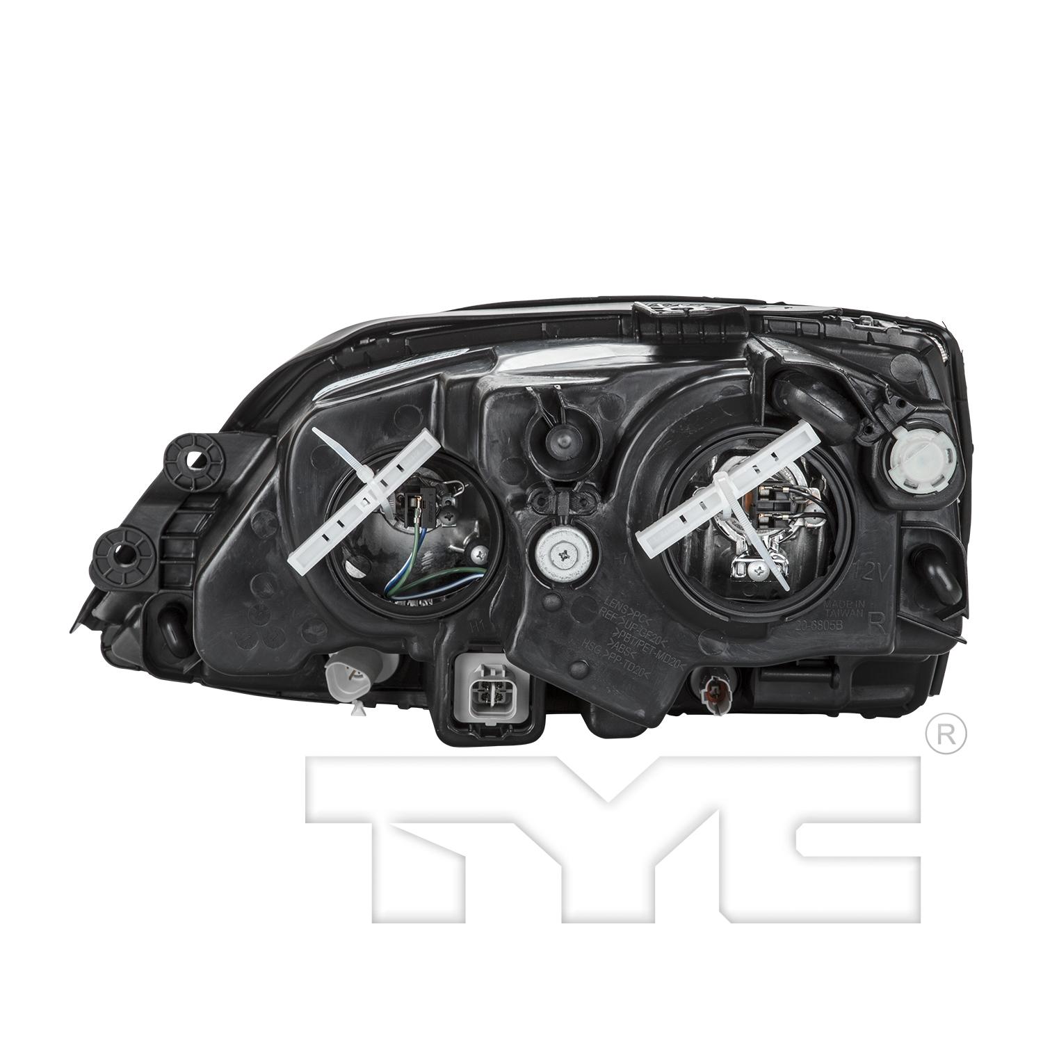 TYC 20680500 - Headlight Assembly TYC 20680500 Headlight Assembly product image 2 of 6