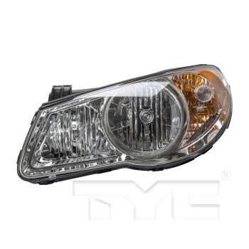 2010 Hyundai Elantra Headlight Assembly Left TYC 20681290 image 3 of 4