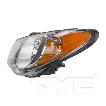 2010 Hyundai Elantra Headlight Assembly Left TYC 20681290 image 3 of 4