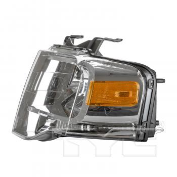 2012 Ford Expedition Headlight Assembly Left TYC 206814009 image 3 of 4