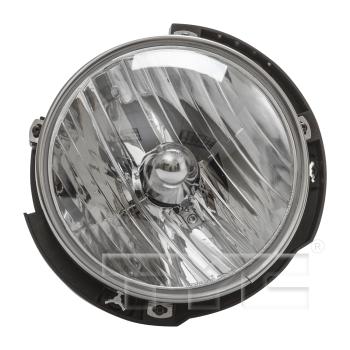 2018 Jeep Wrangler JK Headlight Assembly Left TYC 20683600 image 3 of 4