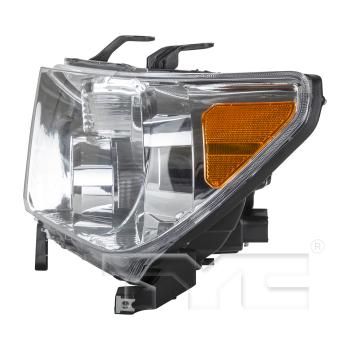 2009 Toyota Tundra Headlight Assembly Left TYC 20684800 image 3 of 4