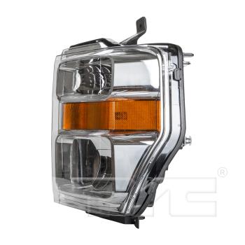 2008 Ford F-450 Super Duty Headlight Assembly Left TYC 206866009 image 3 of 4