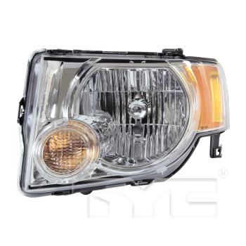 2011 Ford Escape Headlight Assembly Left TYC 206878009 image 4 of 4