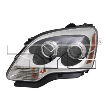2009 GMC Acadia Headlight Assembly Left TYC 20689290 image 1 of 2
