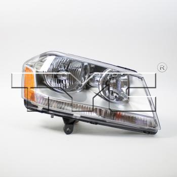 2009 Dodge Avenger Headlight Assembly Right TYC 206893009 image 2 of 3
