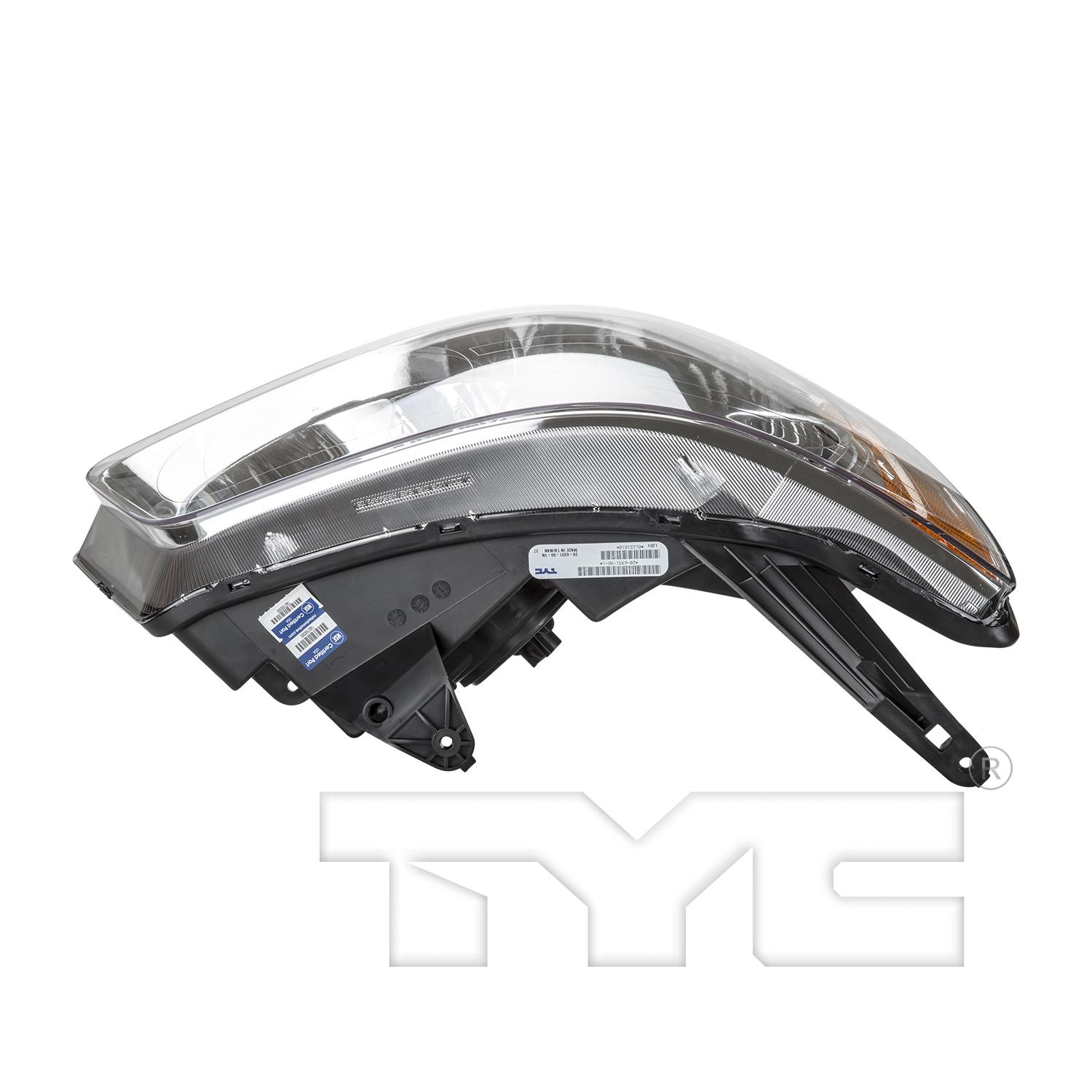 TYC 20693100 Headlight Assembly product image 5 of 6