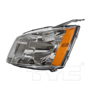 2008 Pontiac Torrent Headlight Assembly Left TYC 20693200 image 3 of 4