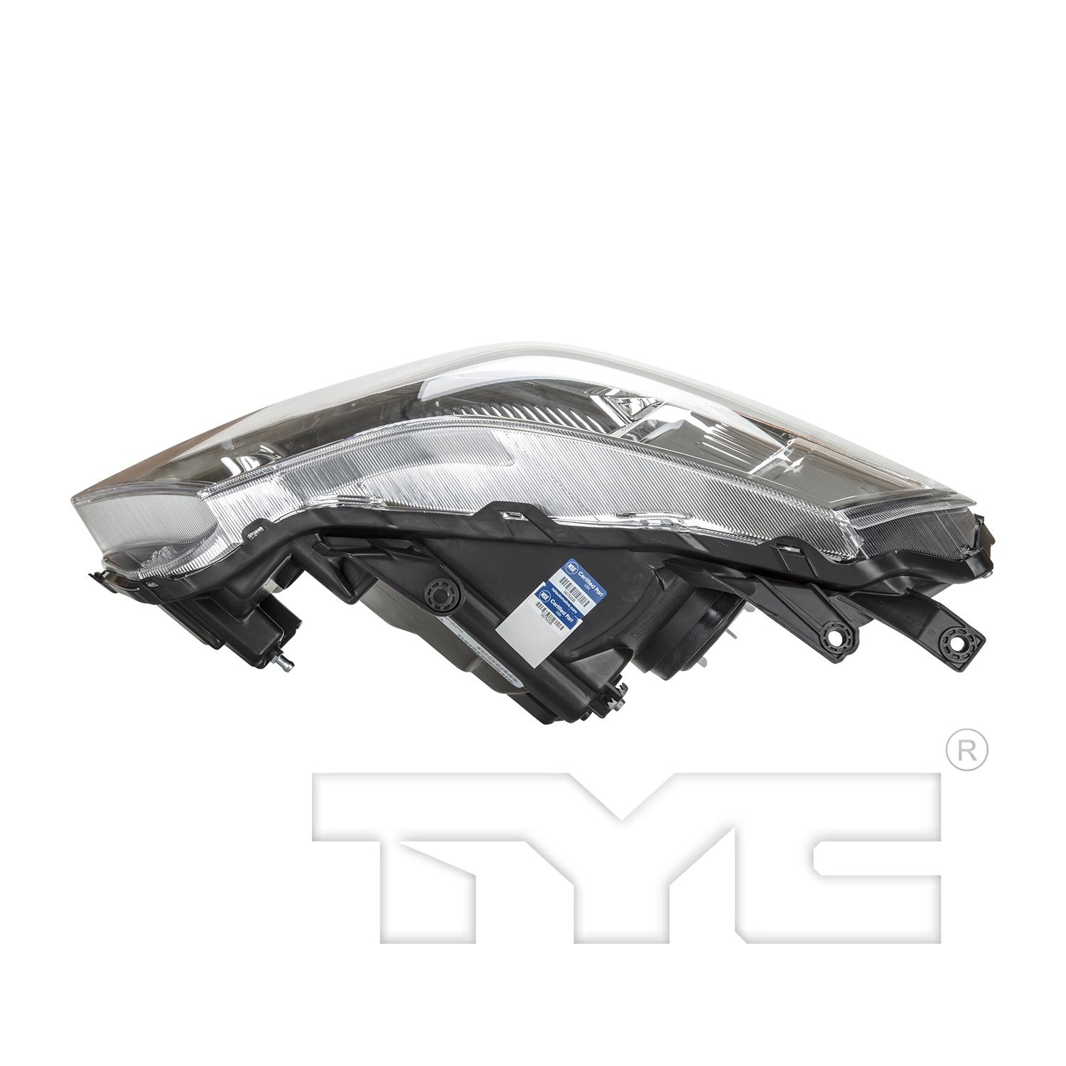 TYC 20695901 Headlight Assembly product image 5 of 6